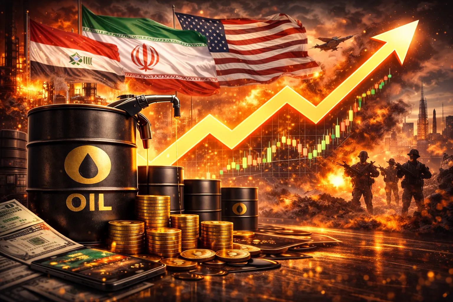 أسعار النفط تواصل الصعود مع استمرار حرب إيران وأمريكا واسرائيل 